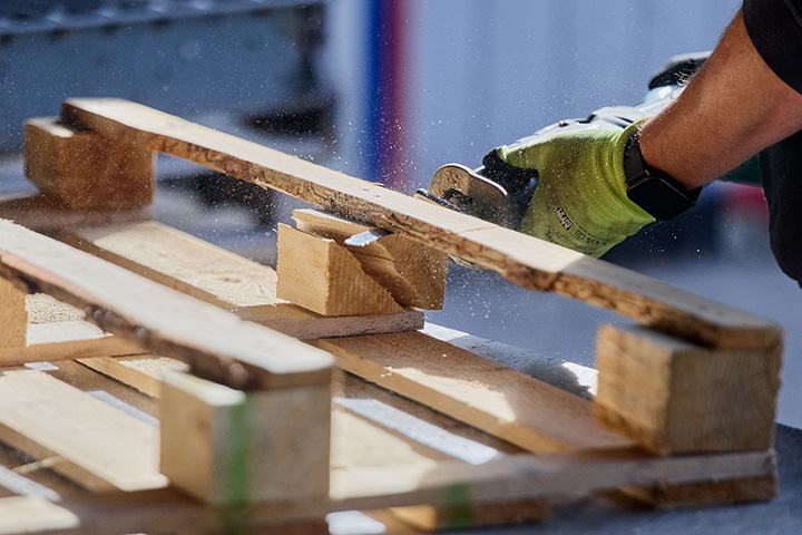 Oprava a renovácia paliet